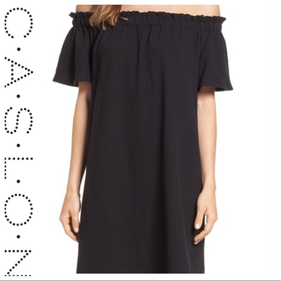 Caslon Dresses & Skirts - 💕SALE💕NWT Caslon Black Off Shoulder Dress